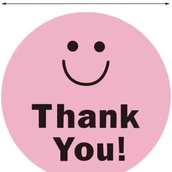 1in Business Stickers, Smiley Face Stickers, Packaging for Small Business - Picture 4 of 5